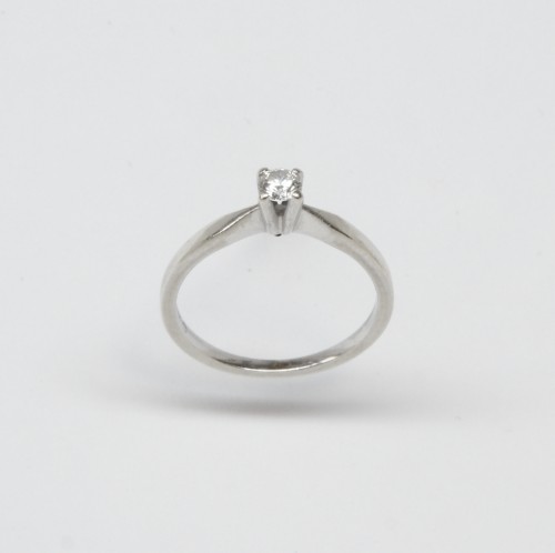 9ct White Gold Diamond Ring